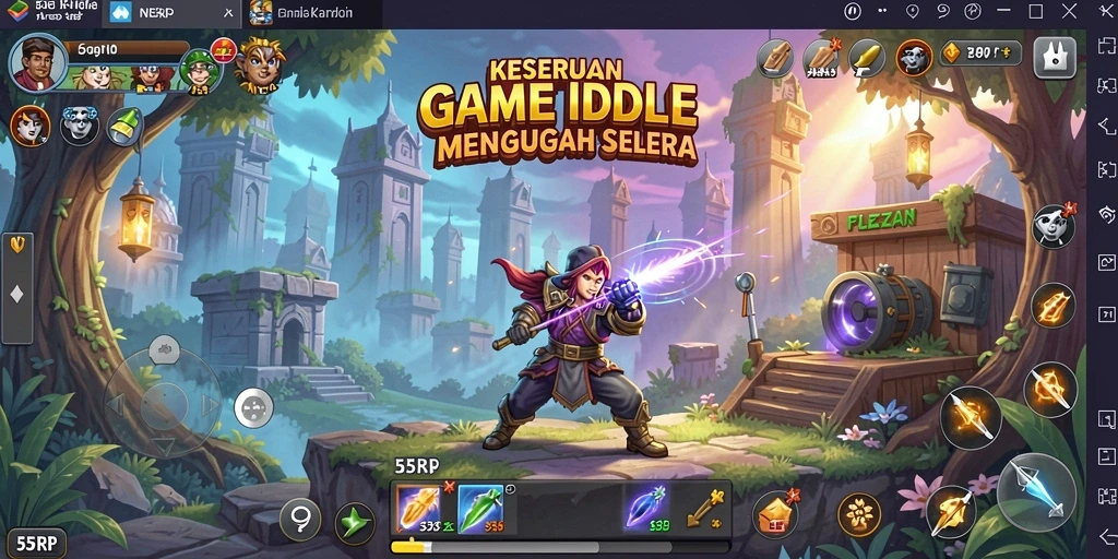 Tangkapan layar gameplay 55RP yang seru dan mengasyikkan.