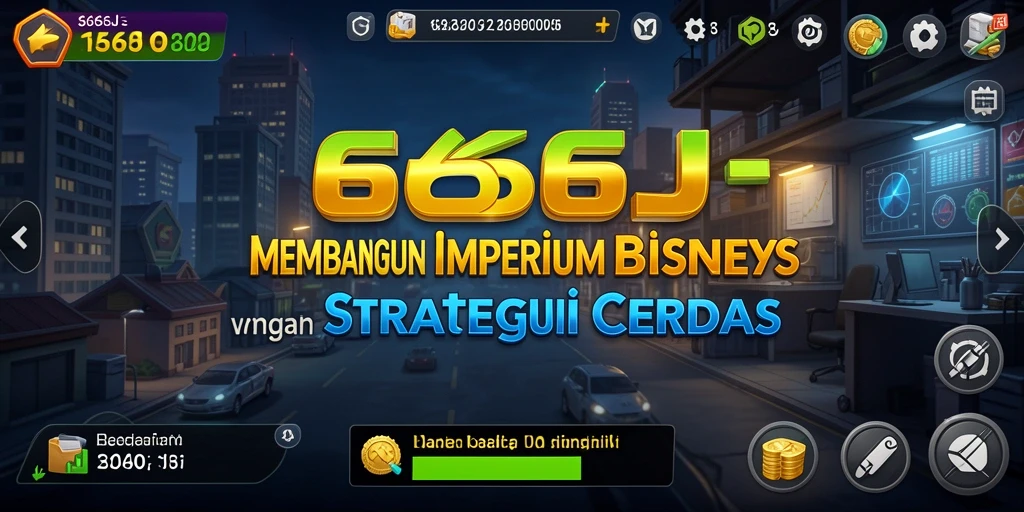 Tampilan gameplay menakjubkan dari 666J yang menunjukkan strategi Tycoon.
