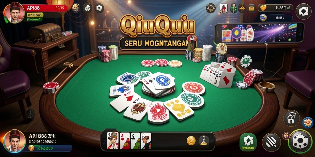 Tampilan gameplay QiuQiu yang seru dan menarik di API88.
