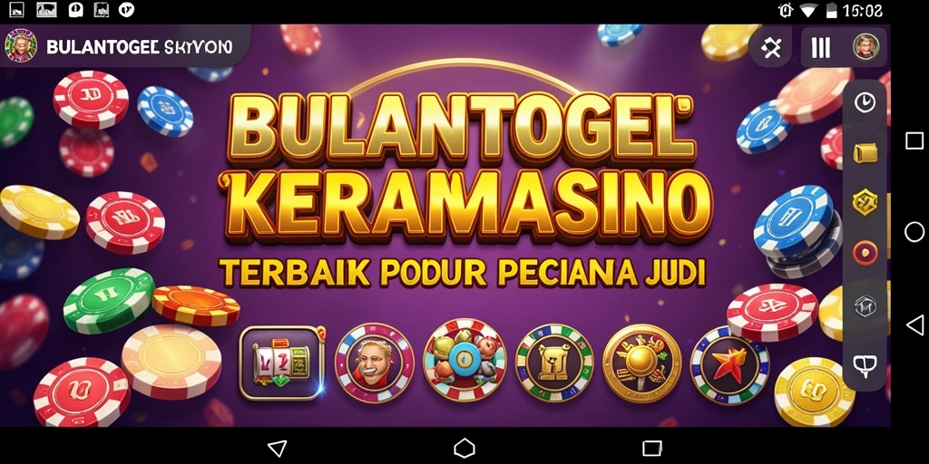 Tampilan gameplay menarik dari aplikasi BULANTOGEL Kasino.
