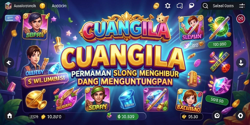 Screenshot utama CUANGILA menampilkan gameplay Slot yang mengesankan.