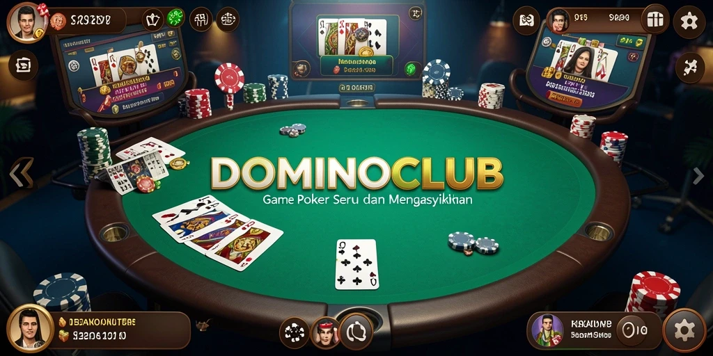 Tampilan gameplay menarik di DOMINOCLUB dengan antarmuka yang modern.