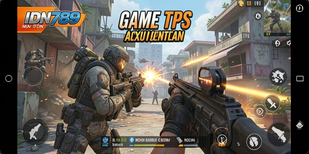 Tampilan gameplay seru dan aksi mendebarkan di IDN789.