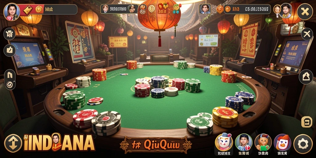 Tampilan gameplay QiuQiu yang menarik dan seru.