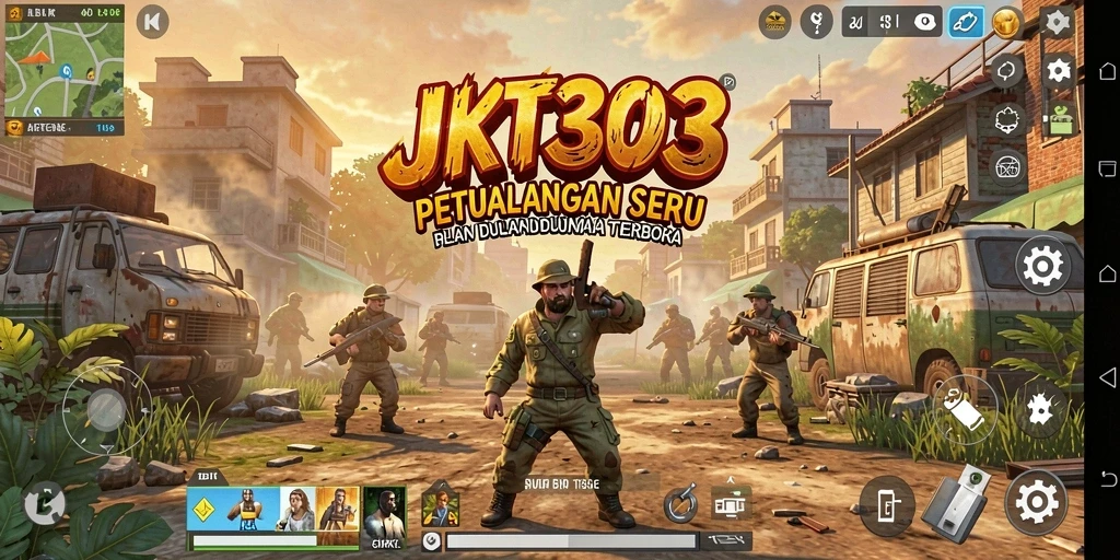 Screenshot gameplay Open World JKT303 yang menampilkan petualangan seru.
