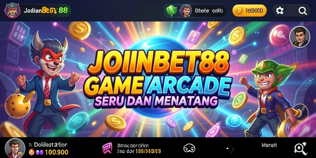 Screenshot gameplay JOINBET88 yang menampilkan aksi seru dalam permainan Arcade.