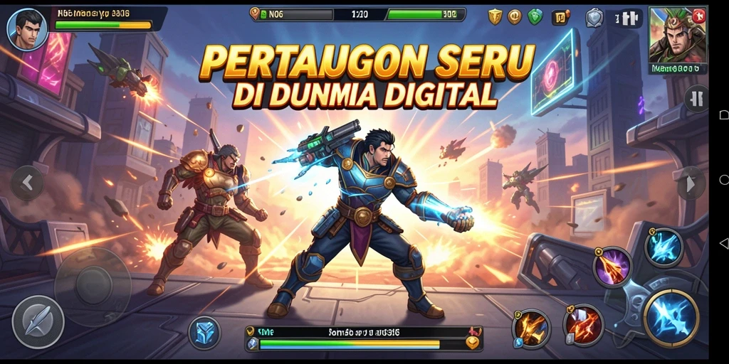 Tangkapan layar menampilkan aksi pertarungan mendebarkan di N06.