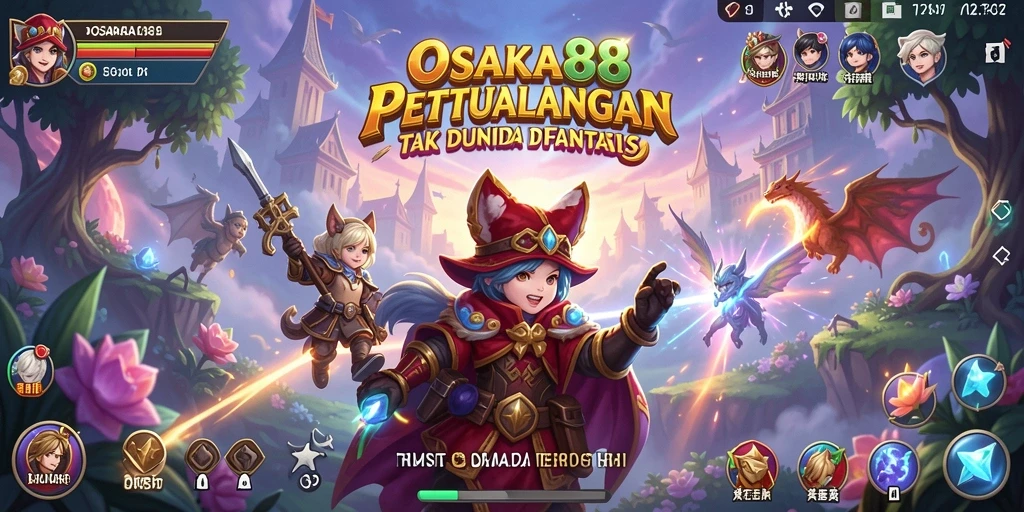 Screenshot gameplay OSAKA88 menampilkan aksi petualangan seru.