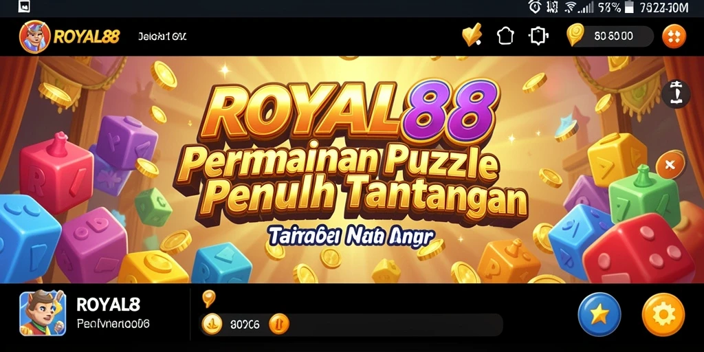 Tampilan gameplay menantang dalam ROYAL88 yang penuh warna.
