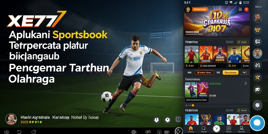 Tampilan gameplay XE77 dalam taruhan olahraga yang menarik.